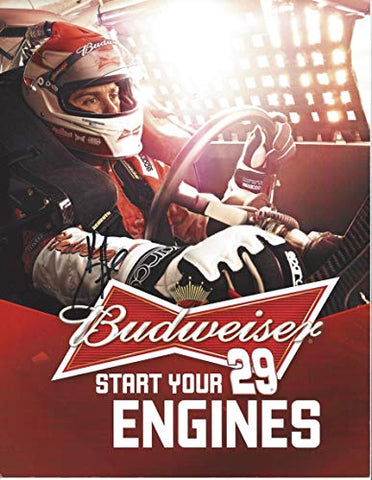 AUTOGRAPHED Kevin Harvick #29 Budweiser Team START YOUR ENGINES (Richard Childress Racing) Sprint Cup Series Signed Collectible Picture 9X11 Inch NASCAR Hero Card Photo with COA