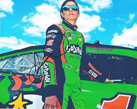 AUTOGRAPHED 2015 Danica Patrick #10 GoDaddy Racing Team (Stewart-Haas) Pit Road 8X10 Signed Picture NASCAR Glossy Photo with COA