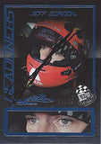 AUTOGRAPHED Jeff Gordon 2015 Press Pass Cup Chase Edition Racing HEADLINERS (#24 Axalta Team) Blue Parallel Insert Signed Collectible NASCAR Trading Card #11/25 with COA and Toploader