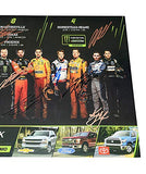 12X AUTOGRAPHED 2018 Monster Cup Series NASCAR PLAYOFFS 11X17 Inch Photo Poster with COA