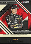 AUTOGRAPHED Jeff Gordon 2021 Panini Chronicles Gold Standard Racing NEWLY MINTED (Race-Used Tire Piece) Relic Insert Signed NASCAR Collectible Trading Card with COA
