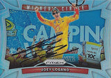 AUTOGRAPHED Joey Logano 2016 Panini Prizm Racing WINNERS CIRCLE TALLADEGA WIN (#22 Pennzoil Penske Team) Chrome Insert Signed NASCAR Collectible Trading Card with COA