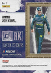 AUTOGRAPHED Jimmie Johnson 2019 Panini Donruss Optic Racing RACE KINGS (#48 Lowes For Pros Team) Hendrick Motorsports Monster Cup Series Chrome Insert Signed NASCAR Collectible Trading Card with COA