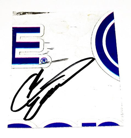 AUTOGRAPHED 2013 Chase Elliott #9 Aaron's Dream Machine Racing Team (Camping World Truck Series) Rookie 2.5" X 3" Piece RACE-USED NASCAR Sheetmetal with COA
