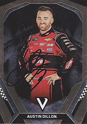 AUTOGRAPHED Austin Dillon 2018 Panini Victory Lane (#3 Dow Team) Richard Childress Racing Monster Cup Series Signed NASCAR Collectible Trading Card with COA
