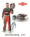 AUTOGRAPHED 2016 Austin Dillon #3 DOW Racing Team LIMITED EDITION 1/3 (Childress) 8X10 Signed Picture NASCAR Hero Card with COA