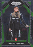 AUTOGRAPHED Hailie Deegan 2020 Panini Prizm Racing OFFICIAL ROOKIE CARD (#4 Monster Driver) ARCA Series Signed Collectible NASCAR Trading Card with COA