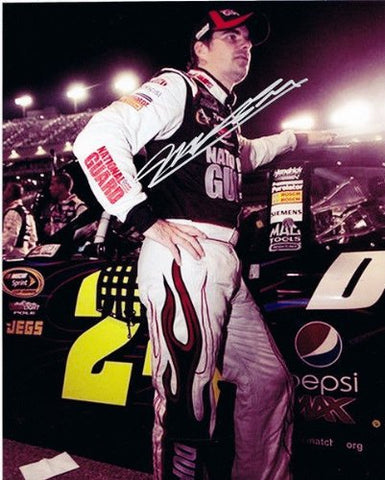 AUTOGRAPHED 2011 Jeff Gordon #24 NATIONAL GUARD RACING (Post-Race) 8X10 NASCAR SIGNED Glossy Photo w/COA