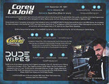 AUTOGRAPHED 2019 Corey LaJoie #32 Dude Wipes Ford Mustang (GoFas Racing) Monster Energy Cup Series Rare Signed Collectible Picture 9X11 Inch NASCAR Hero Card Photo with COA