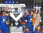 AUTOGRAPHED 2019 Brad Keselowski #2 Autotrader Racing ATLANTA RACE WIN (Victory Lane Family Celebration) Team Penske Monster Cup Signed Collectible Picture NASCAR 9X11 Inch Glossy Photo with COA