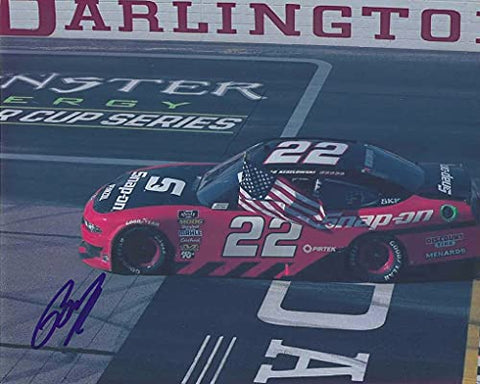 AUTOGRAPHED 2018 Brad Keselowski #22 Snap-On Racing DARLINGTON XFINITY SERIES WIN (Team Penske) Signed Picture 8X10 Inch NASCAR Glossy Photo with COA