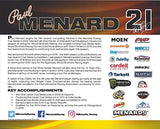 AUTOGRAPHED 2019 Paul Menard #21 Knauf Ford Mustang Team FINAL SEASON (Wood Brothers Racing) Monster Energy Cup Series Signed Collectible Picture 8X10 Inch NASCAR Official Hero Card Photo with COA