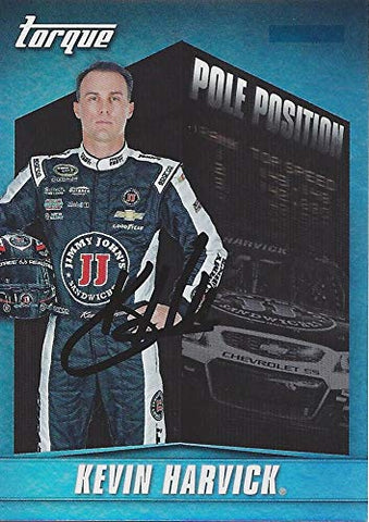 AUTOGRAPHED Kevin Harvick 2016 Panini Torque Racing POLE POSITION (#4 Jimmy Johns) Insert Signed NASCAR Collectible Trading Card with COA