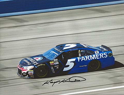 AUTOGRAPHED 2017 Kasey Kahne #5 Farmers Racing FINAL SEASON WITH HENDRICK MOTORSPORTS (Monster Cup Series) On-Track Car Signed Picture NASCAR 9X11 Inch Glossy Photo with COA