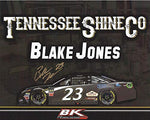 AUTOGRAPHED 2018 Blake Jones #23 Tennessee Shine Company Team (BK Racing) Monster Energy Cup Series Signed Collectible Picture NASCAR 8X10 Inch Hero Card Photo with COA