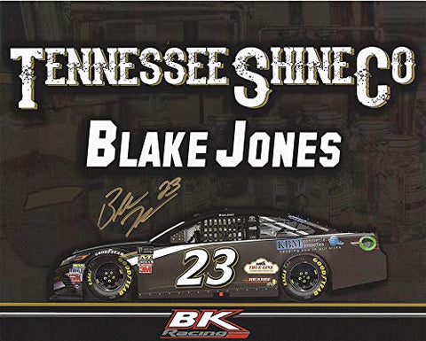 AUTOGRAPHED 2018 Blake Jones #23 Tennessee Shine Company Team (BK Racing) Monster Energy Cup Series Signed Collectible Picture NASCAR 8X10 Inch Hero Card Photo with COA