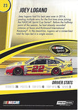 AUTOGRAPHED Joey Logano 2015 Press Pass Racing (#22 Shell Pennzoil) Team Penske Sprint Cup Series Signed NASCAR Collectible Trading Card with COA