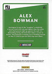 AUTOGRAPHED Alex Bowman 2021 Panini Donruss Racing (#88 Chevy Goods Team) Hendrick Motorsports Gray Parallel Signed Collectible NASCAR Trading Card with COA