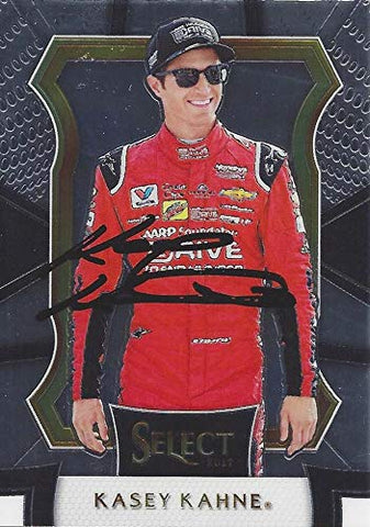 AUTOGRAPHED Kasey Kahne 2017 Panini Select Racing (#5 AARP Drive to End Hunger Team) Hendrick Motorsports Chrome Signed NASCAR Collectible Trading Card with COA