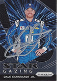 AUTOGRAPHED Dale Earnhardt Jr. 2018 Panini Prizm Racing STAR GAZING (#88 Nationwide Team) Hendrick Motorsports Signed NASCAR Collectible Trading Card with COA