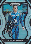 AUTOGRAPHED Alex Bowman 2018 Panini Prizm Racing (#88 Nationwide Team) Hendrick Motorsports Monster Cup Series Chrome Signed Collectible NASCAR Trading Card with COA