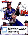 AUTOGRAPHED 2011 Carl Edwards #99 Fastenal Racing NASHVILLE WINNER (Roush) Signed NASCAR 8X10 Glossy Photo with COA