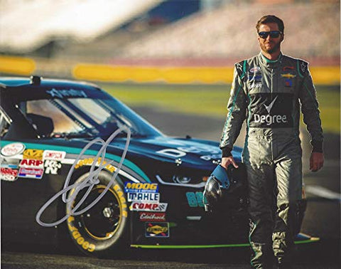 AUTOGRAPHED 2017 Dale Earnhardt Jr. #88 Degree Racing XFINITY SERIES CAR Pit Road Walk (JR Motorsports) Signed Collectible Picture 8X10 Inch NASCAR Glossy Photo with COA