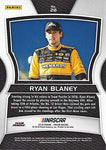 AUTOGRAPHED Ryan Blaney 2018 Panini Prizm Racing (#12 Menards Team Penske Ford) Monster Cup Series Chrome Signed NASCAR Collectible Trading Card with COA