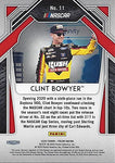 AUTOGRAPHED Clint Bowyer 2020 Panini Prizm FINAL SEASON (#14 Rush Truck Center Team) Stewart-Haas Racing NASCAR Cup Series Signed Collectible Trading Card with COA