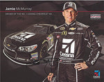 AUTOGRAPHED 2016 Jamie McMurray #1 Cessna Racing Chevrolet SS (Chip Ganassi Team) Sprint Cup Series Signed Collectible Picture NASCAR 7X9 Inch Hero Card Photo with COA