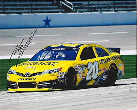 AUTOGRAPHED 2015 Matt Kenseth #20 Dollar General Racing (Texas Motor Speedway) Pit Road 8X10 Signed Picture NASCAR Glossy Photo with COA