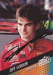 AUTOGRAPHED Jeff Gordon 1994 Finish Line Racing (#24 DuPont Rainbow Rookie) Hendrick Motorsports Vintage Signed NASCAR Collectible Trading Card with COA