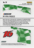 AUTOGRAPHED Ryan Reed 2017 Panini Torque Racing CLEAR VISION (#16 Lilly Roush Team) Rare Green Parallel Insert Signed NASCAR Collectible Trading Card with COA #17/25