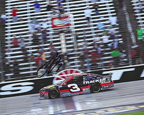 AUTOGRAPHED 2020 Austin Dillon #3 Bass Pro Shops TEXAS RACE WIN (Checkered Flag Finish) Richard Childress Racing NASCAR Cup Series Signed Picture 8X10 Inch Glossy Photo with COA