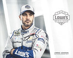 AUTOGRAPHED 2016 Jimmie Johnson #48 Team Lowes Racing LIMITED EDITION 1/2 (Hendrick Motorsports) Signed Picture 8X10 inch NASCAR Hero Card Photo with COA