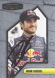 AUTOGRAPHED Brian Vickers 2011 Press Pass Stealth Racing (#83 Red Bull Racing Team) Sprint Cup Series Chrome Signed NASCAR Collectible Trading Card with COA