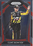 AUTOGRAPHED Clint Bowyer 2020 Panini Prizm FINAL SEASON (#14 Rush Truck Center Team) Stewart-Haas Racing NASCAR Cup Series Signed Collectible Trading Card with COA