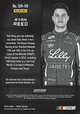 AUTOGRAPHED Ryan Reed 2016 Panini Torque Racing QUAD RELIC (Race-Used Memorabilia) #16 Lilly Diabetes Team Roush Insert Signed NASCAR Collectible Trading Card with COA #164/199