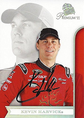 AUTOGRAPHED Kevin Harvick 2011 Press Pass Premium Racing CONTENDERS (#29 Budweiser Chevrolet Impala Team) RCR Sprint Cup Series Signed NASCAR Collectible Trading Card with COA