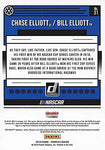 AUTOGRAPHED Chase Elliott 2019 Panini Donruss Racing WATKINS GLEN FIRST WIN (Father & Son) Hendrick Motorsports Signed Collectible NASCAR Trading Card with COA