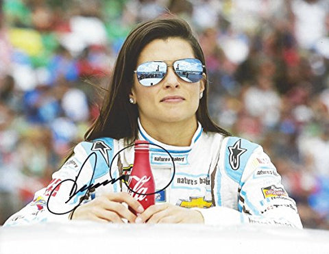 AUTOGRAPHED 2016 Danica Patrick #10 Natures Bakery Racing DRIVER INTRODUCTIONS COCA-COLA (Sprint Cup Series) Stewart-Haas Team Signed Collectible Picture NASCAR 9X11 Inch Glossy Photo with COA