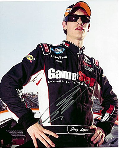 AUTOGRAPHED 2009 Joey Logano #20 Game Stop Racing (Nationwide Series) ROOKIE Pre-Race Signed 8X10 NASCAR Glossy Photo with COA