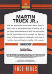 AUTOGRAPHED Martin Truex Jr. 2018 Panini Donruss Racing RACE KINGS (#78 Bass Pro Shops) Furniture Row Toyota Team Insert Signed NASCAR Collectible Trading Card with COA
