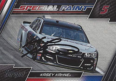 AUTOGRAPHED Kasey Kahne 2017 Panini Torque Racing SPECIAL PAINT (#5 Liftmaster) Hendrick Motorsports Insert Signed NASCAR Collectible Trading Card with COA