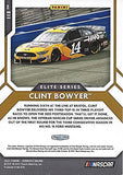 AUTOGRAPHED Clint Bowyer 2021 Panini Donruss Racing ELITE SERIES (#14 Rush Truck Center Team) Stewart-Haas Racing Insert Signed NASCAR Collectible Trading Card with COA