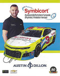 AUTOGRAPHED 2019 Austin Dillon #3 Symbicort Racing Chevrolet Camaro RCR 50TH ANNIVERSARY (Richard Childress Racing) Monster Cup Signed Collectible Picture 8X10 Inch NASCAR Hero Card Photo with COA