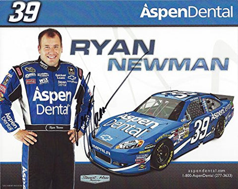 AUTOGRAPHED 2012 Ryan Newman #39 Aspen Dental Racing (Stewart-Haas) Signed Picture NASCAR 8X10 inch Hero Card Photo with COA