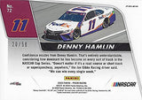 AUTOGRAPHED Denny Hamlin 2020 Panini Prizm VELOCITY (#11 FedEx Team) Joe Gibbs Racing NASCAR Cup Series RARE PINK PRIZM Insert Signed Collectible NASCAR Trading Card with COA #20/50