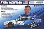 AUTOGRAPHED 2019 Ryan Newman #6 Wyndham Rewards Ford Mustang (Roush Racing) Monster Energy Cup Series Signed Collectible Picture NASCAR Hero Card Photo with COA