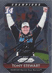 AUTOGRAPHED Tony Stewart 2016 Panini Prizm CHAMPIONS (#14 Mobil 1 Team) Stewart-Haas Racing Signed NASCAR Collectible Trading Card with COA